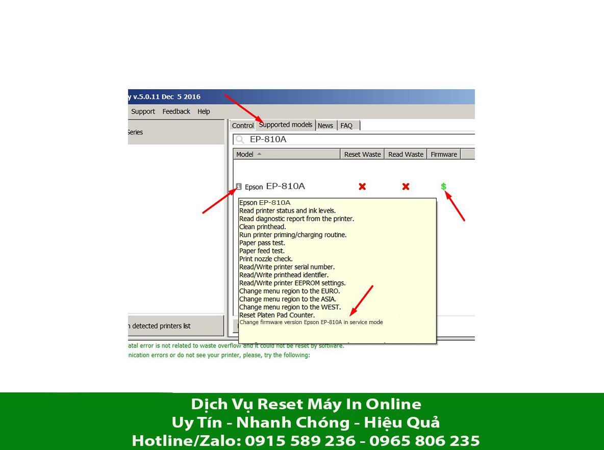 Key Firmware May In Epson EP-810A Step 1